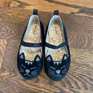 Kitty Ballet Flats by Cat & Jack Size 7